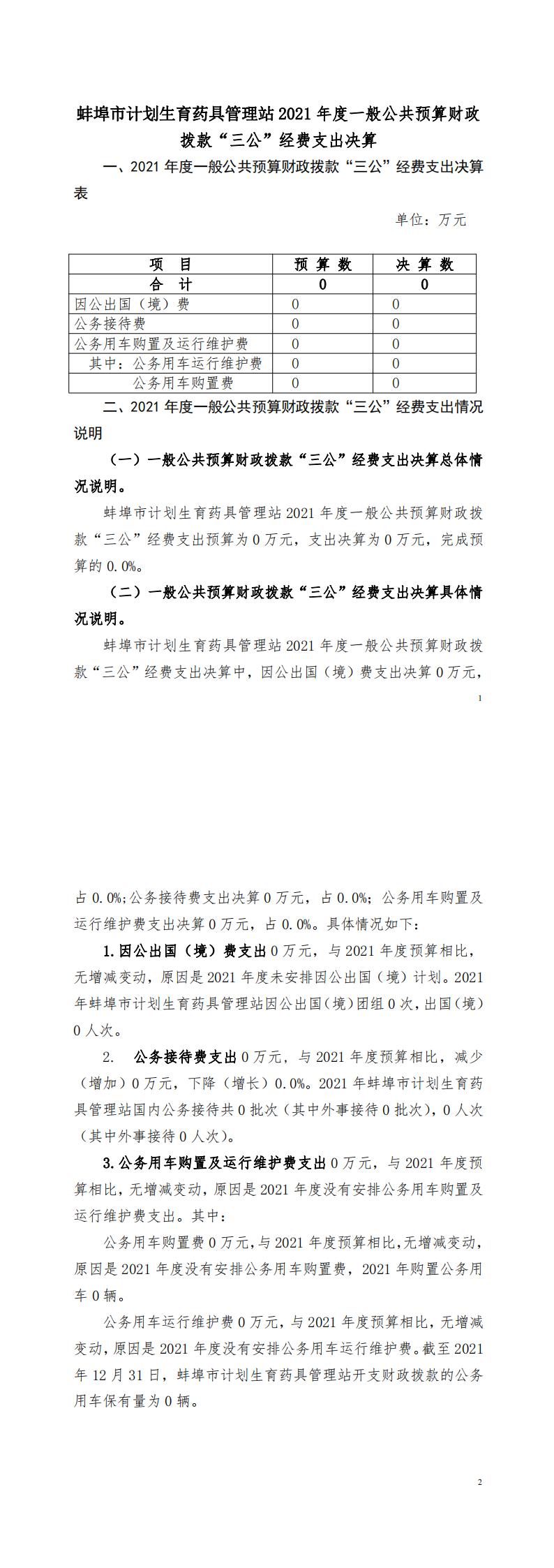 蚌埠市计划生育药具管理站2021年度一般公共预算财政拨款“三公”经费支出决算（新改）_00.jpg